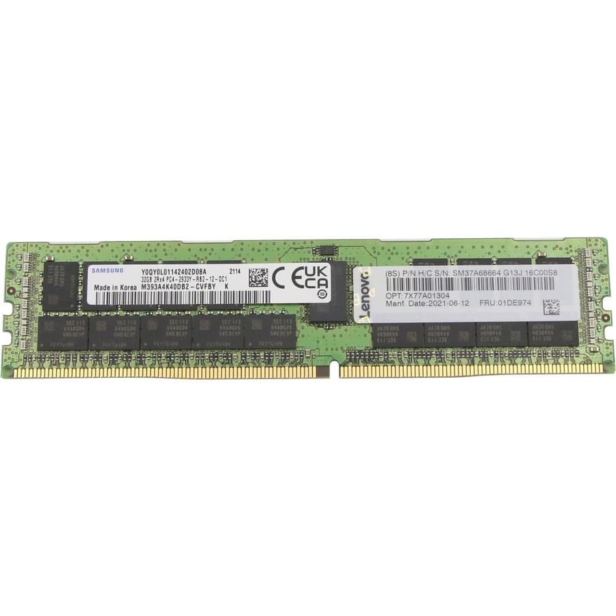 Lenovo Dcg Sourcing Lenovo 32gb 2rx4 Pc4-21300v-R DDR4-2666mhz Rdimm