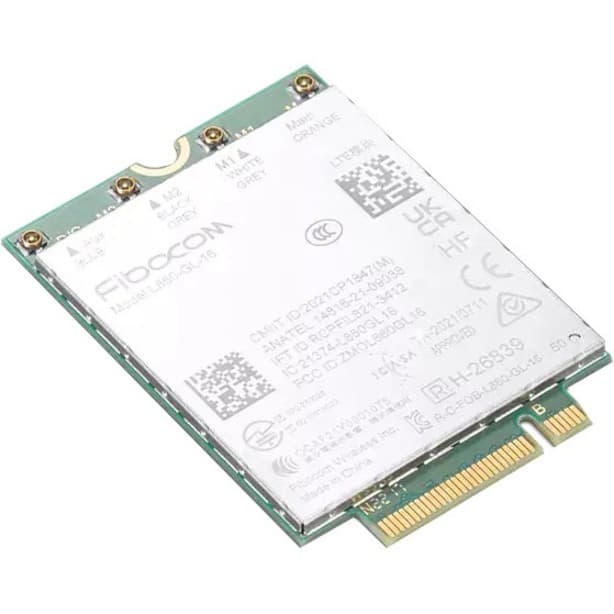 Lenovo FIBOCOM L860 CAT16 4G WWAN Card | WWAN, LTE, Enterprise