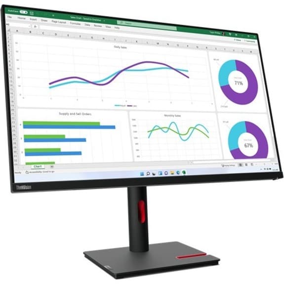 Lenovo T32h 30 31.5" Monitor | HDMI, Enterprise Display