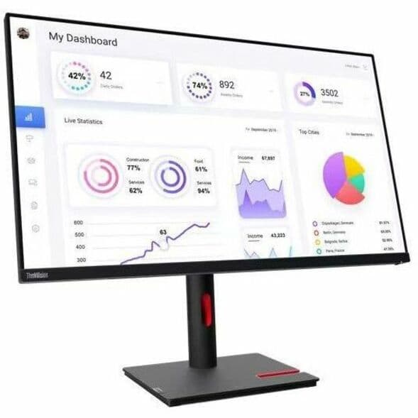 Lenovo T32p-30 31.5" 4K Monitor | USB-C, HDMI, Enterprise
