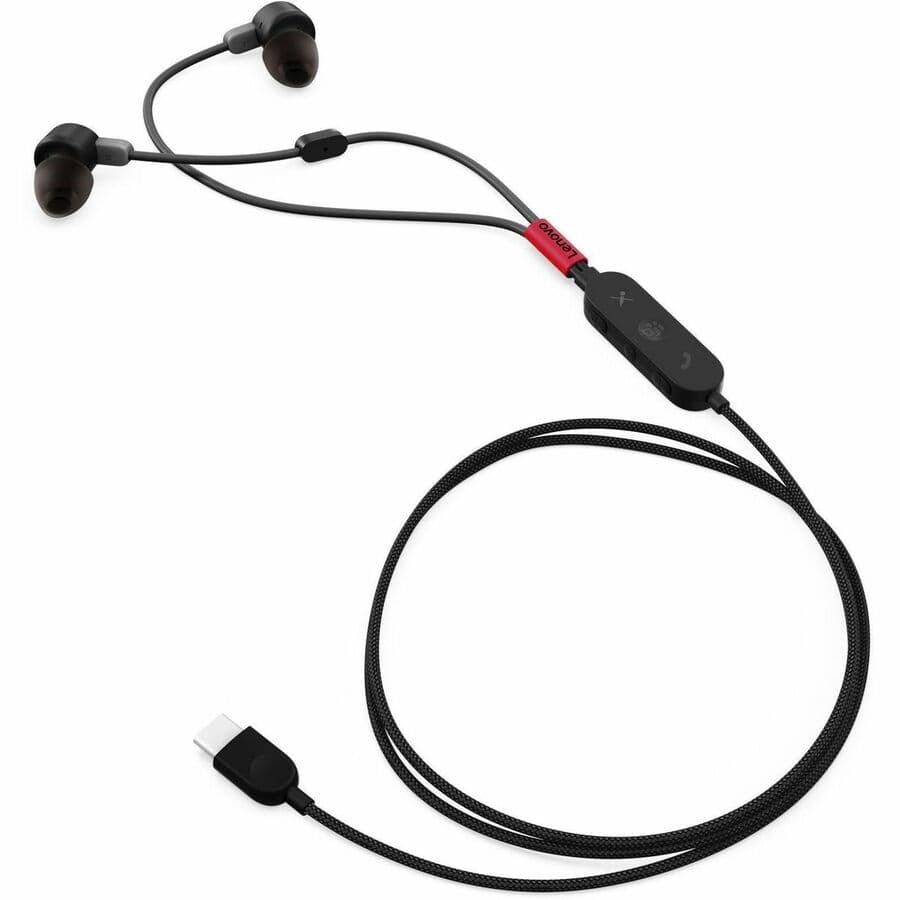 Lenovo Top Seller Options Go USB-C Anc Earphone
