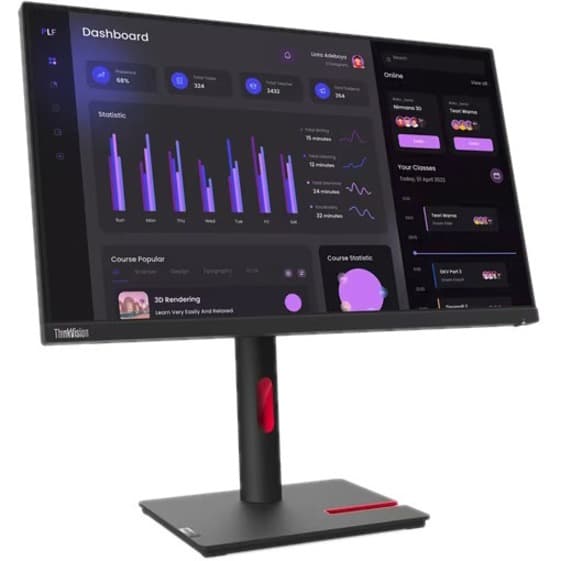 Lenovo ThinkVision T24i-30 24" FHD Monitor | IPS, Enterprise