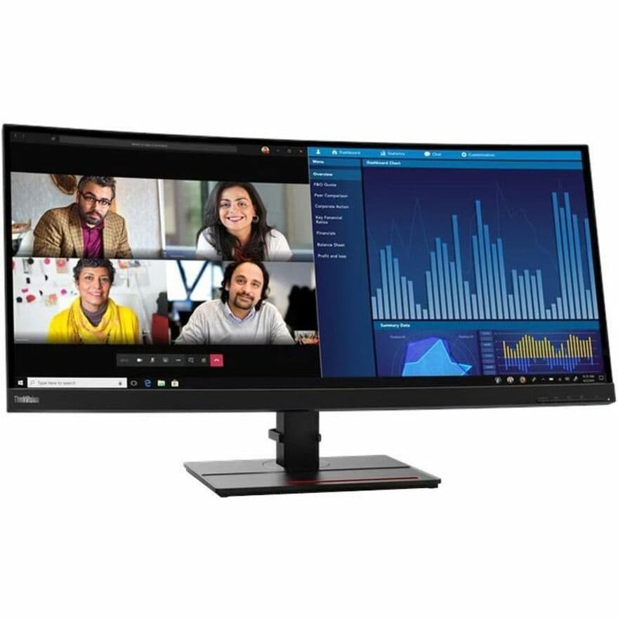Lenovo ThinkVision P34W-20 Hub Monitor | Corporate Ultrawide, USB-C