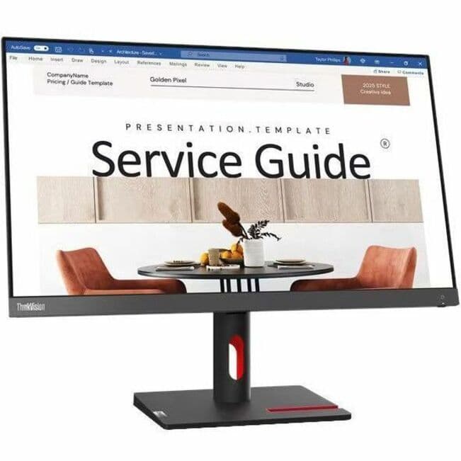 Lenovo TS S24i30 23.8" Monitor HDMI | IPS, FHD, Enterprise