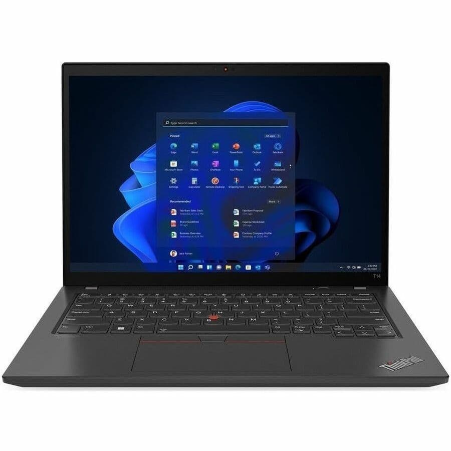 Lenovo ThinkPad T14 Gen 3 Thunder Black business laptop with Ryzen 7 Pro processor and 14-inch class design