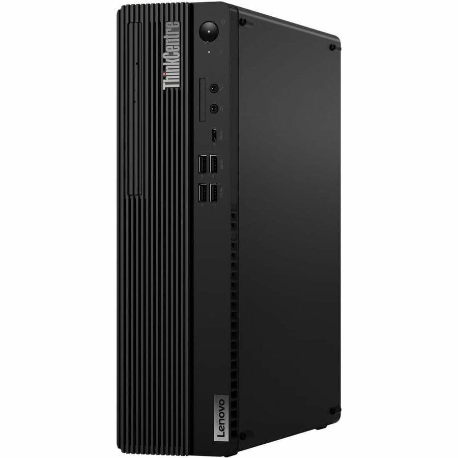 Lenovo ThinkCentre M75s Gen 5 small form factor business desktop with AMD Ryzen 3, 8 GB RAM, and Windows 11 Pro