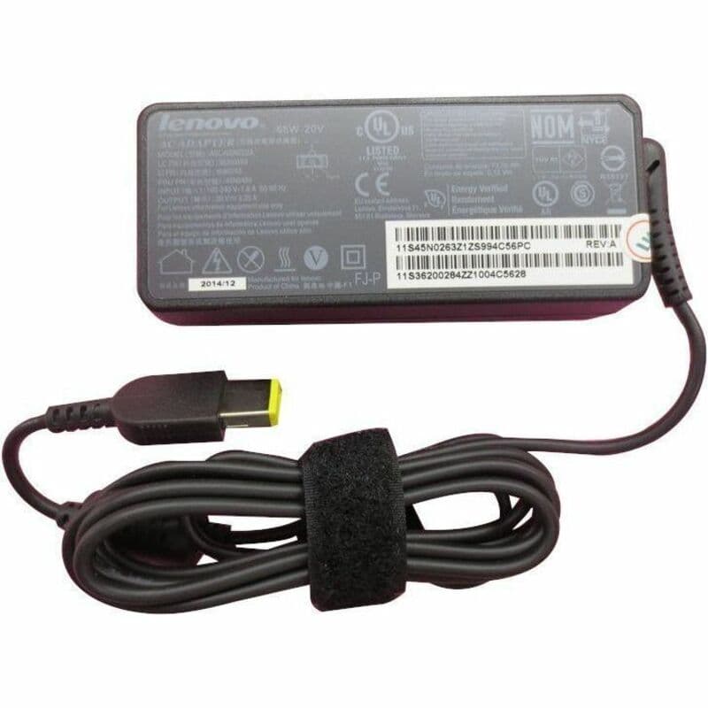 Lenovo AC Adapter 65W 45N0480 | 20V Laptop Charger, Enterprise