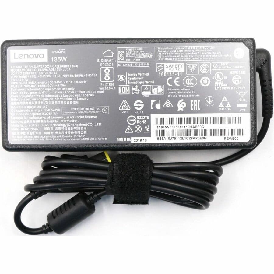 Lenovo 135 W AC Adapter 5A10J75112 | Laptop Power, Enterprise