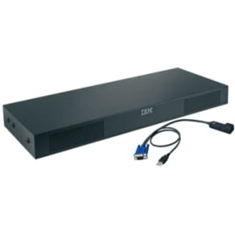 Lenovo LCM16 2x16 local console manager for rack-level server administration