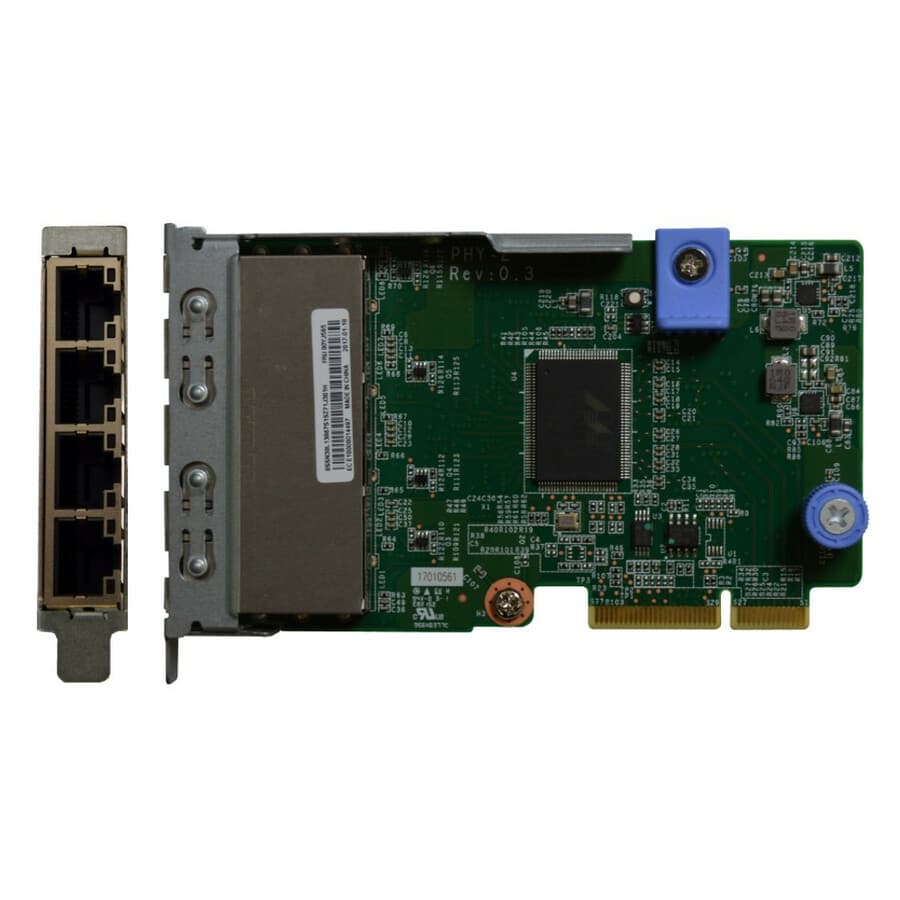 Lenovo ThinkSystem 1 Gb 4-port RJ45 LOM server Ethernet adapter