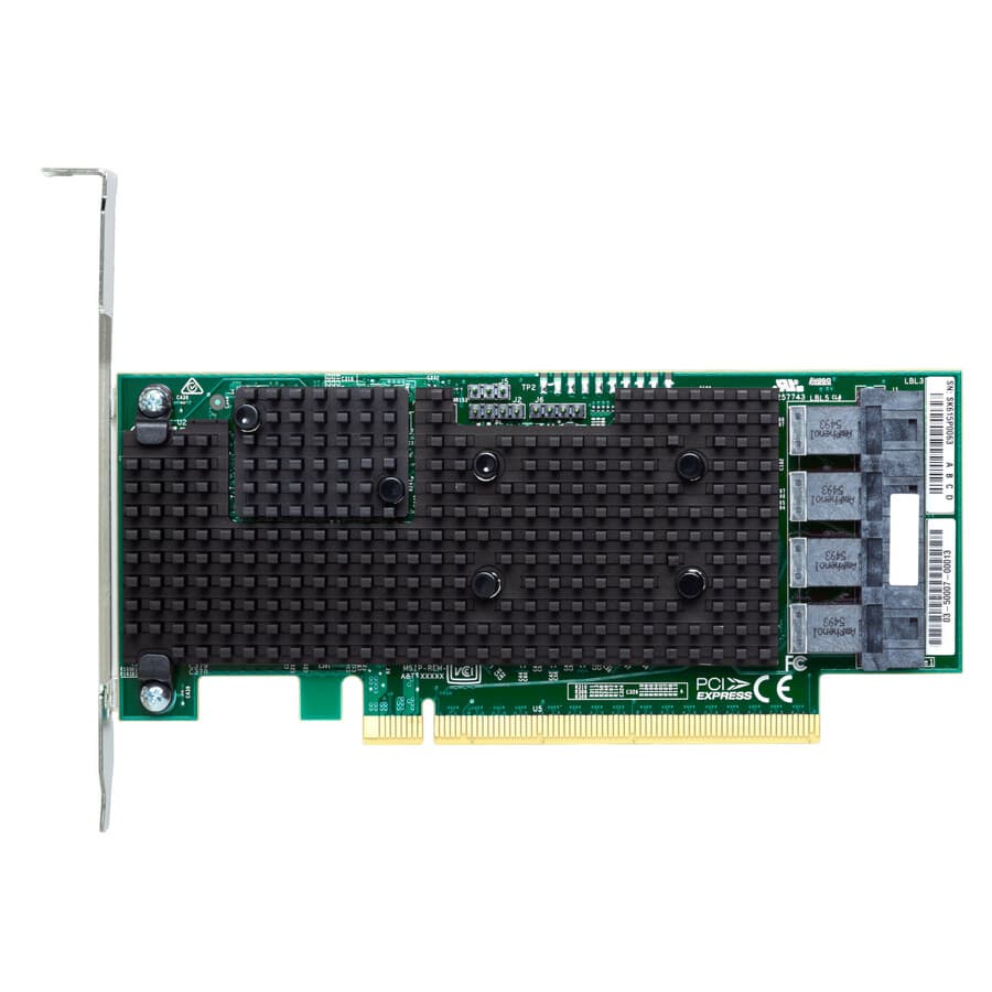 Lenovo ThinkSystem 1610-4P NVMe switch card, 4-port PCIe adapter for server storage expansion
