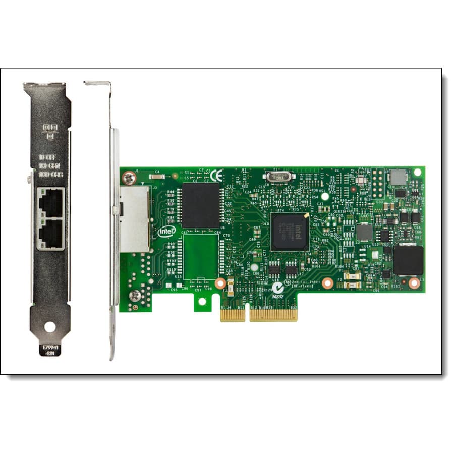 Lenovo ThinkSystem Intel I350-T2 dual-port RJ45 Gigabit Ethernet PCIe adapter