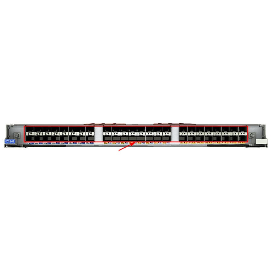 Lenovo ThinkSystem DB800D 32 Gb Fibre Channel director switch with 8-blade slot design