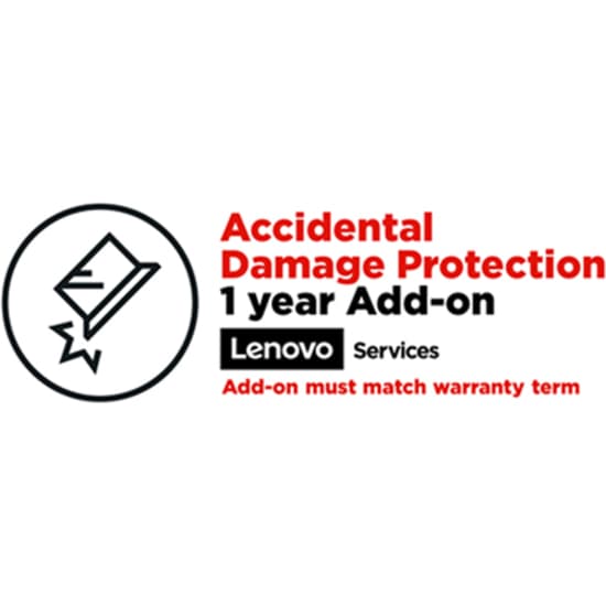 Lenovo 1 Year Accidental Damage Protection Add-On service SKU 5PS0V08561