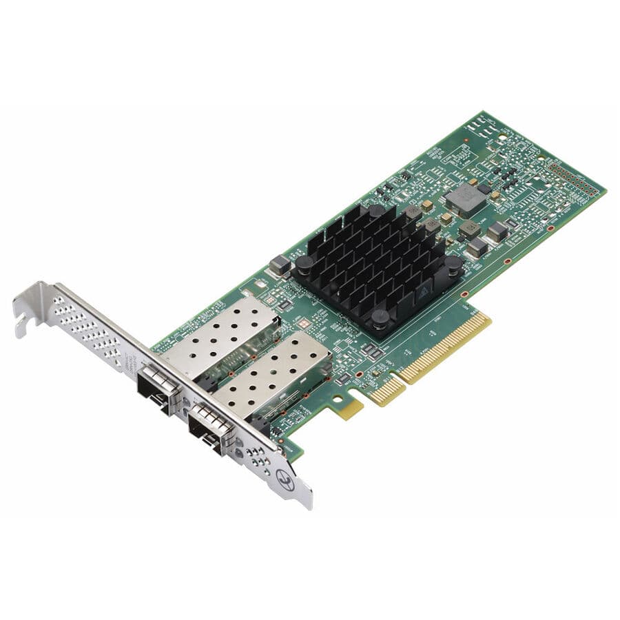 Lenovo Broadcom 57414 10/25GbE 2-port PCIe fiber adapter for server networking
