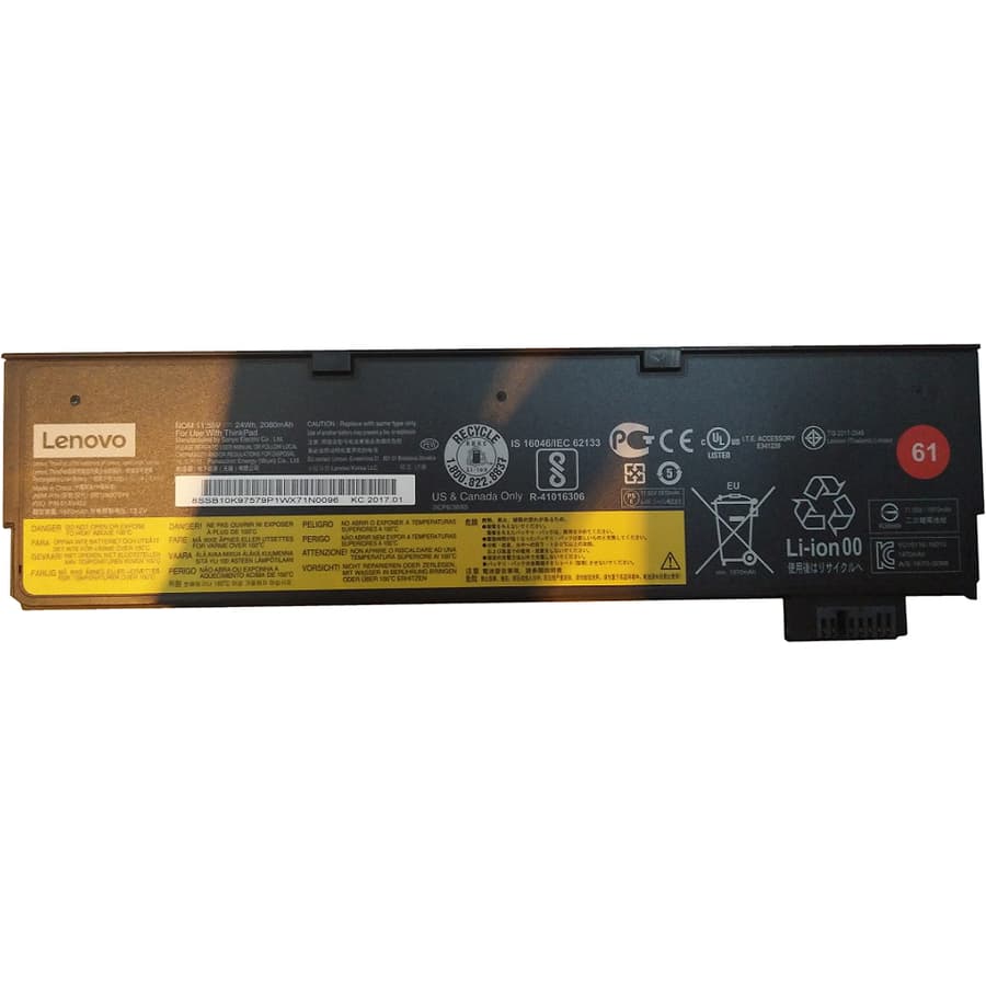 Lenovo 01AV422 main battery pack for compatible notebooks, 11.4V 2,100mAh