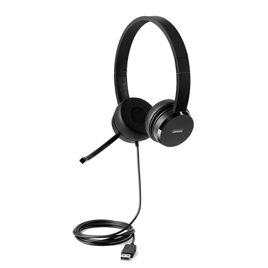 LENOVO TOP SELLER OPTIONS AUDIO 100 STEREO USB HEADSET view 5