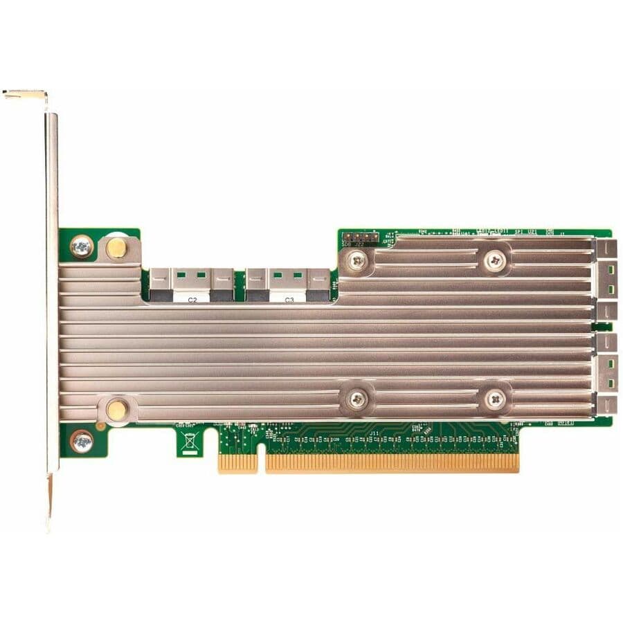 Lenovo 1611-8P PCIe Gen4 switch adapter low-profile card for server NVMe storage