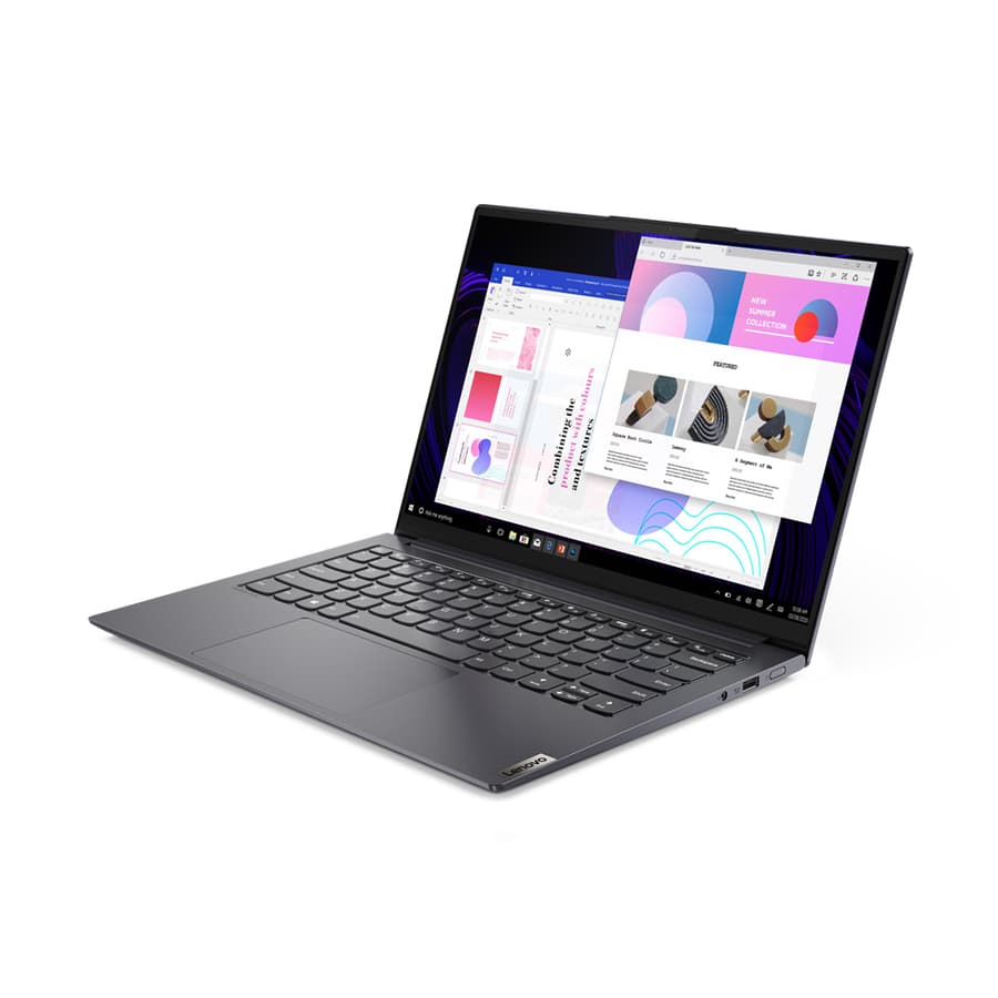 Lenovo IdeaPad Slim 7 Pro 14IHU5 laptop with 14-inch display, Core i7 processor, 16 GB RAM, and 512 GB SSD