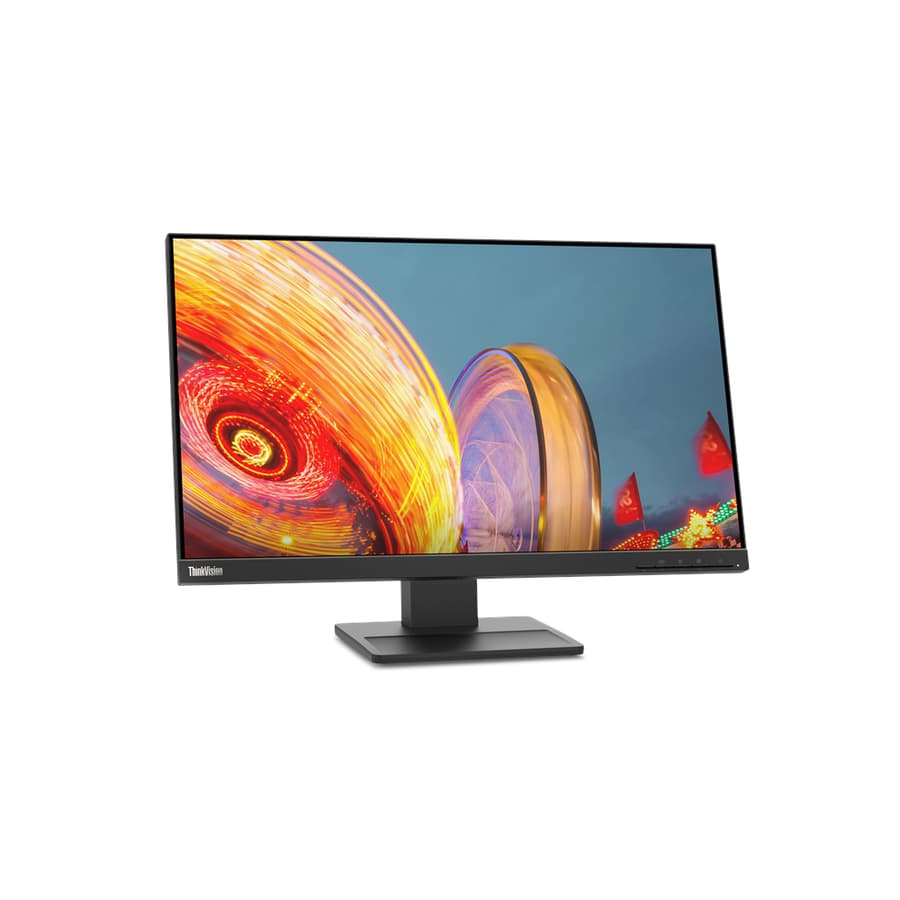 Lenovo TS E24q-20 23.8-inch QHD IPS monitor with adjustable stand and HDMI