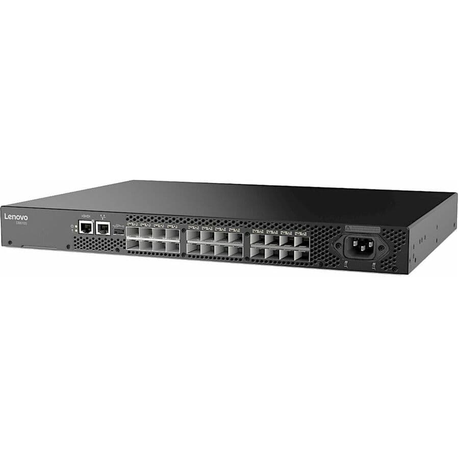 Lenovo ThinkSystem DB610S Fibre Channel SAN switch, MPN 7D8PA003WW