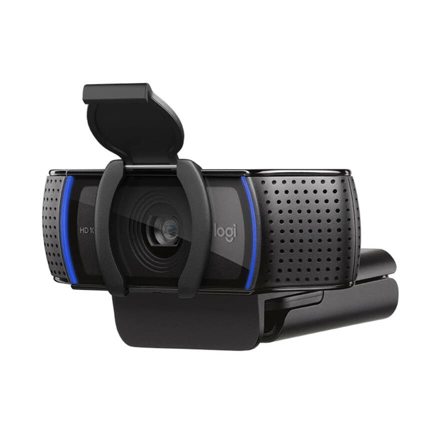 Lenovo C920S Pro HD webcam with 1080p video, autofocus, and privacy shutter