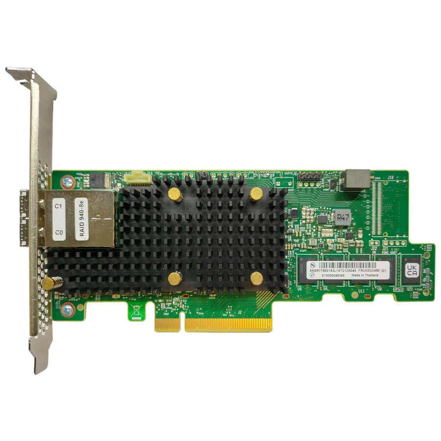 Lenovo RAID 940-8E 4GB flash PCIe external RAID controller