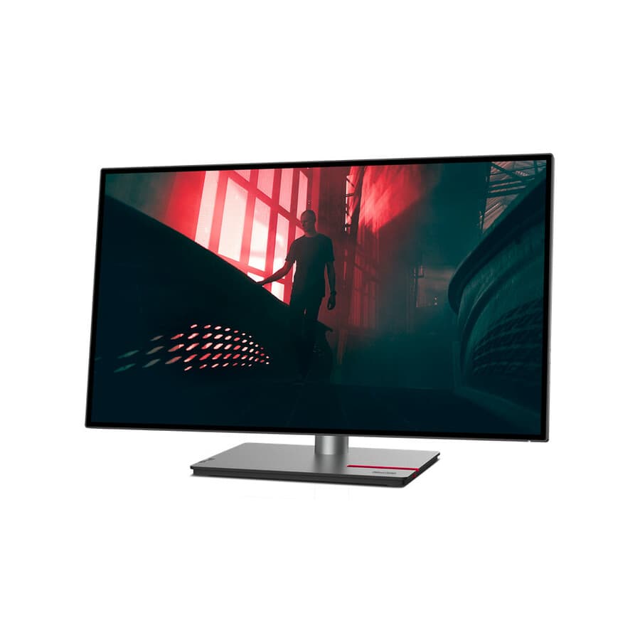 Lenovo 27-inch QHD near-edgeless corporate monitor with IPS panel and adjustable stand