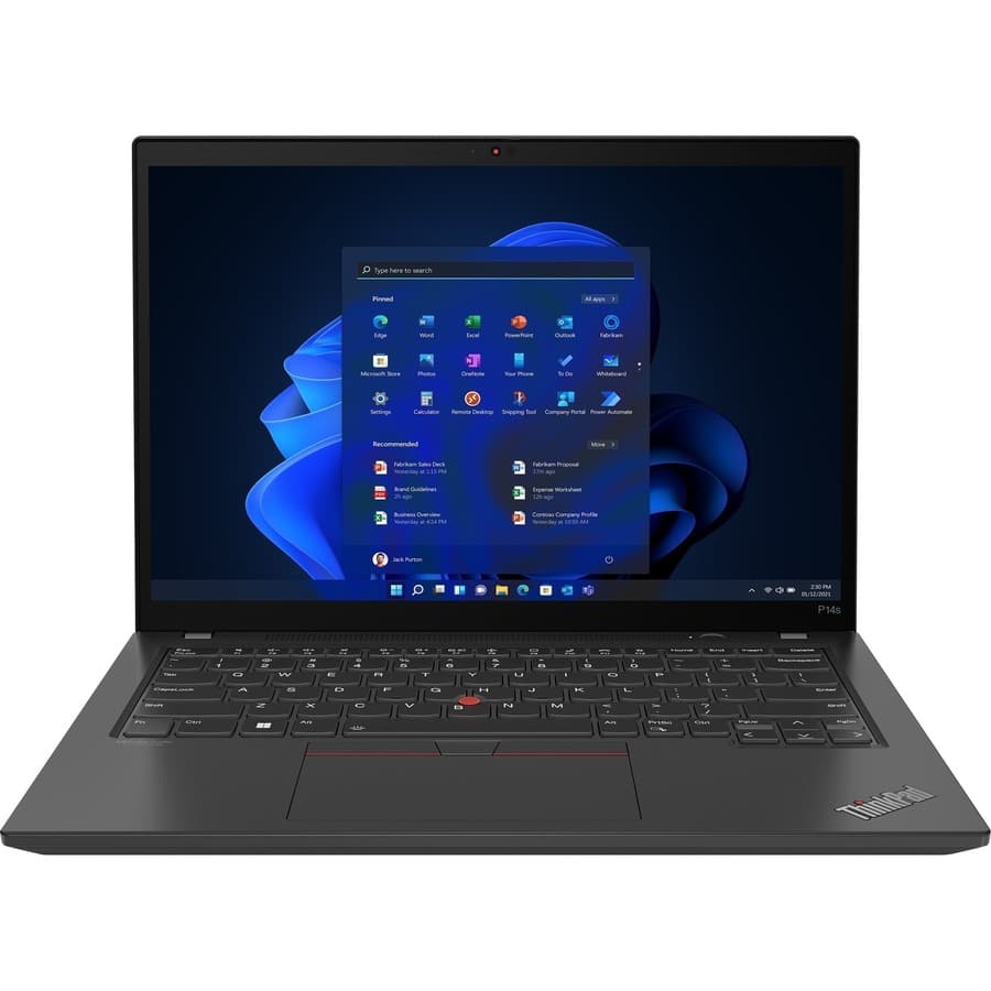 Lenovo ThinkPad P14s Gen 3 mobile workstation with AMD Ryzen 7 Pro 6850U, 16 GB RAM, and 256 GB SSD