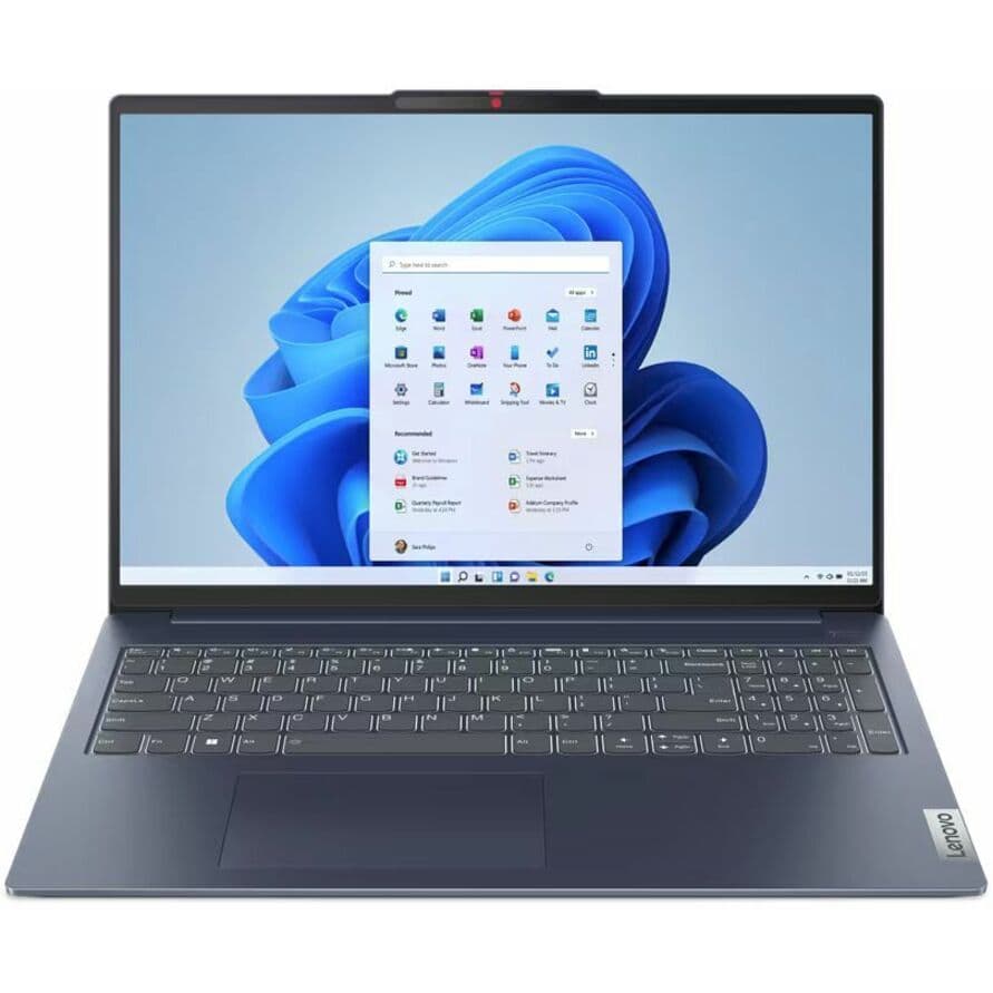 Lenovo Slim 5 16IRL8 laptop with 16-inch WUXGA display, Core i7-1355U, 16 GB RAM, and 512 GB SSD