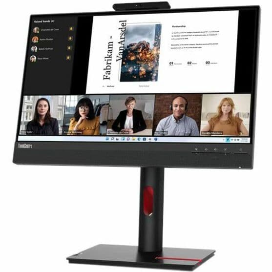 Lenovo TIO 22 G5 22-inch Full HD IPS monitor with Tiny slot, webcam, speakers, and LTPS stand