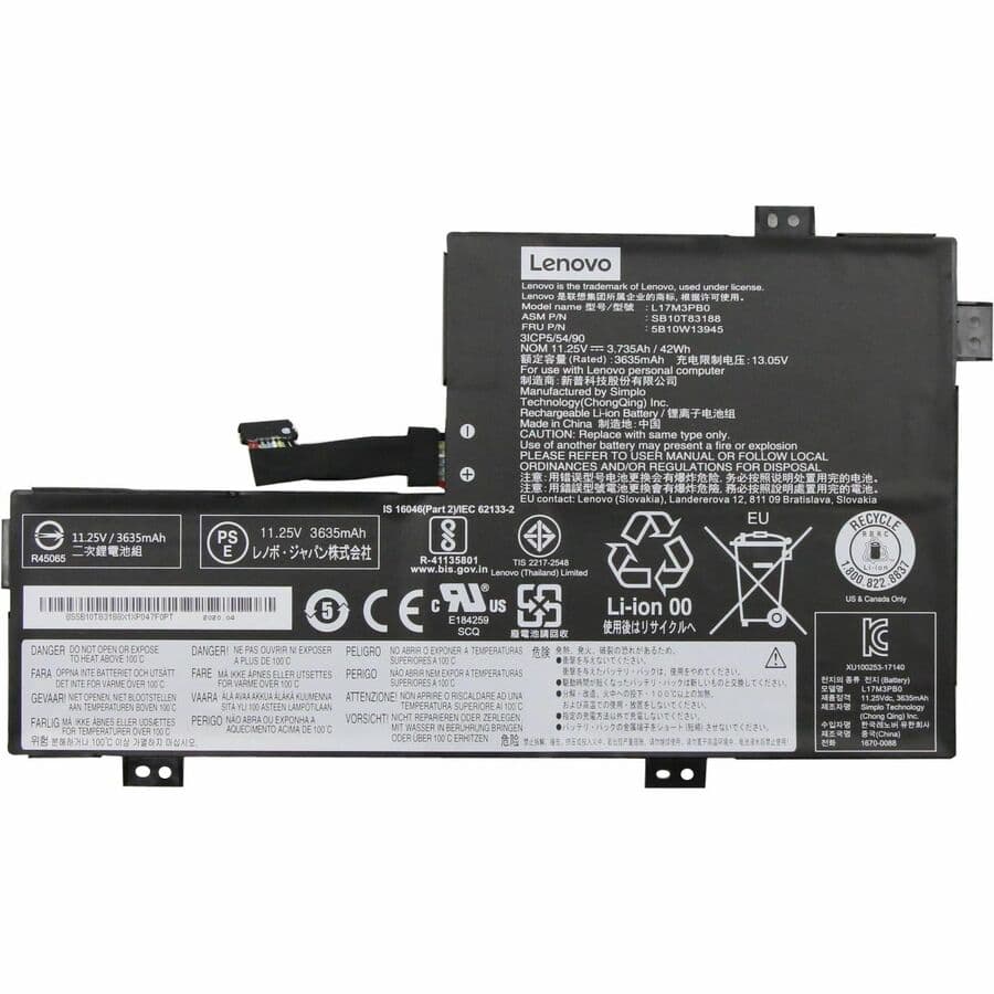 Lenovo L17M3PB0 rechargeable battery for Chromebook replacement