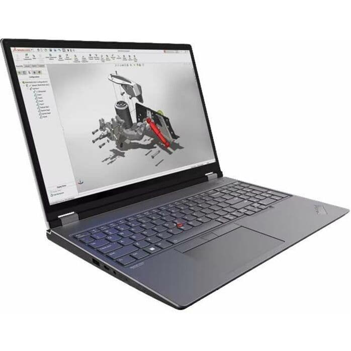 Lenovo ThinkPad P16 Gen 2 mobile workstation with Core i7, 16 GB RAM, and 512 GB SSD