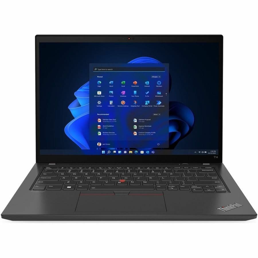 Lenovo ThinkPad T14 Gen 3 Thunder Black business laptop with Ryzen 7 Pro processor and 14-inch class design