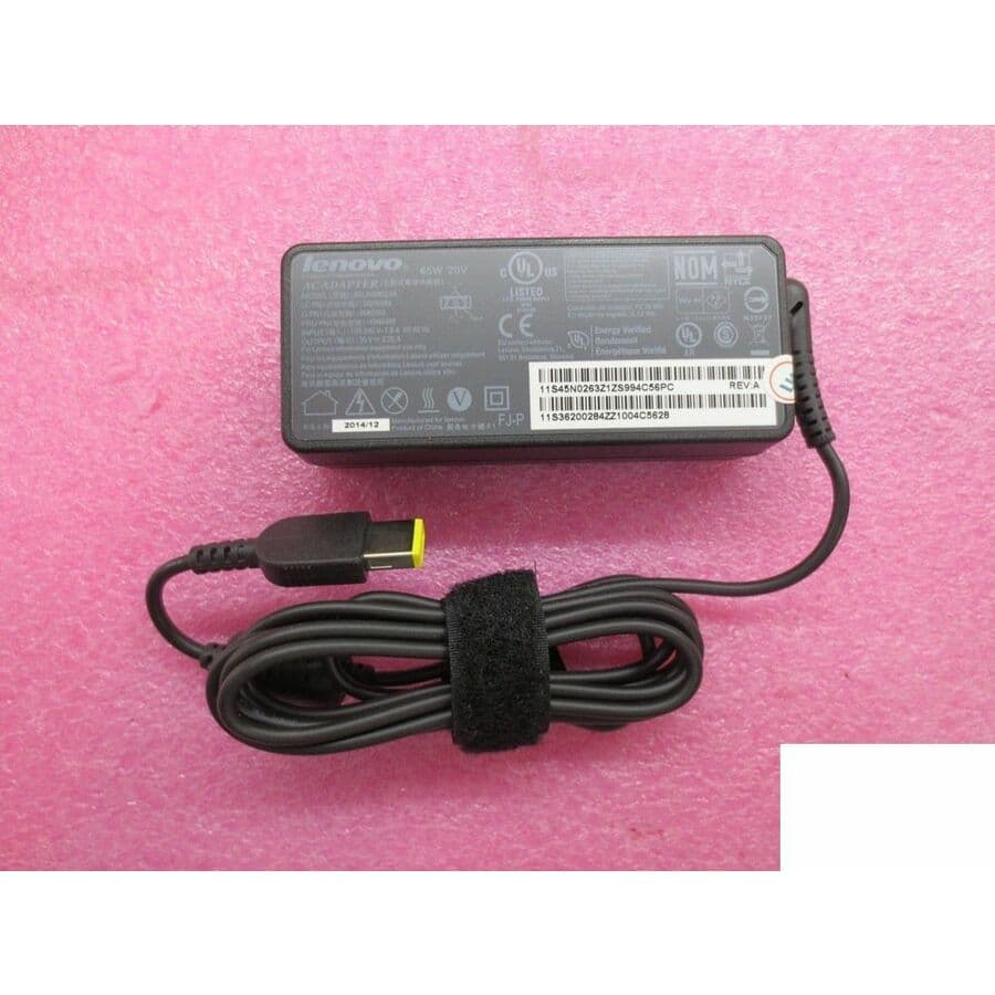 Lenovo 65W AC adapter model 45N0480 for laptop charging