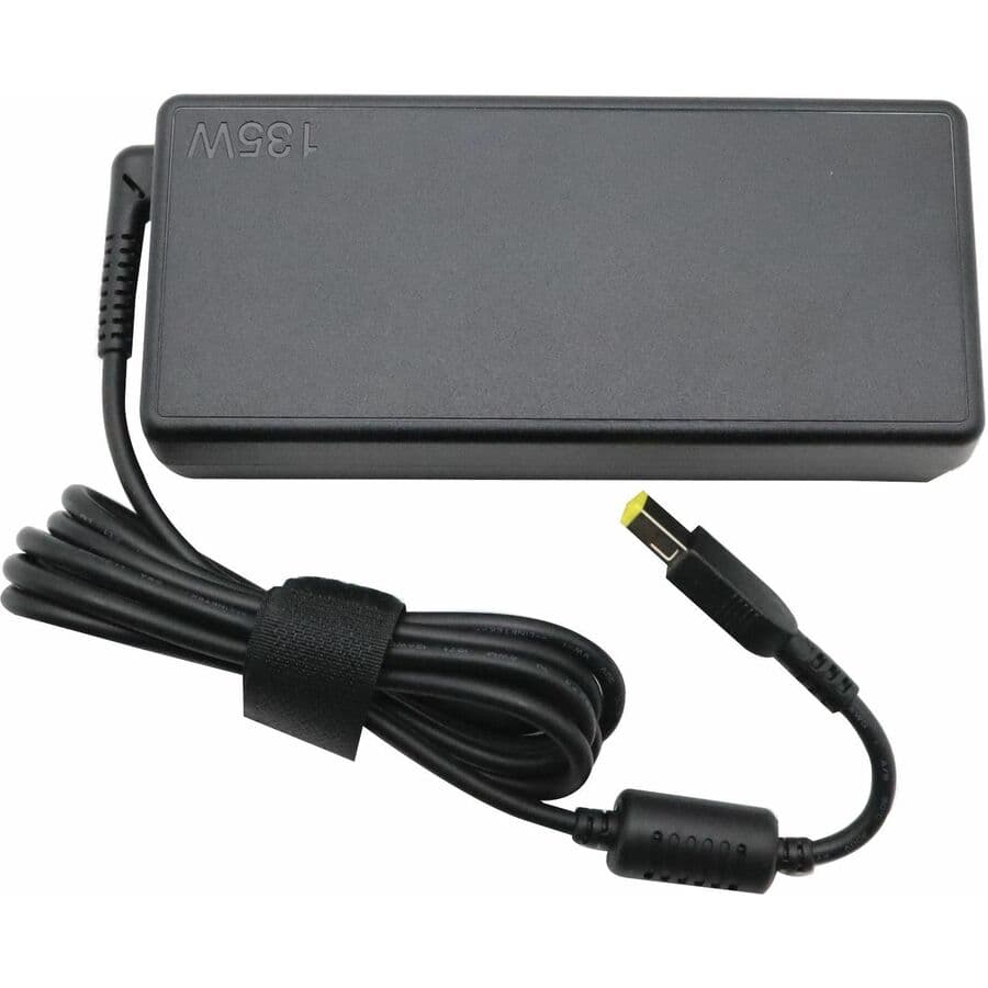 Lenovo 135 W AC adapter, MPN 01FR042, for supported notebook charging