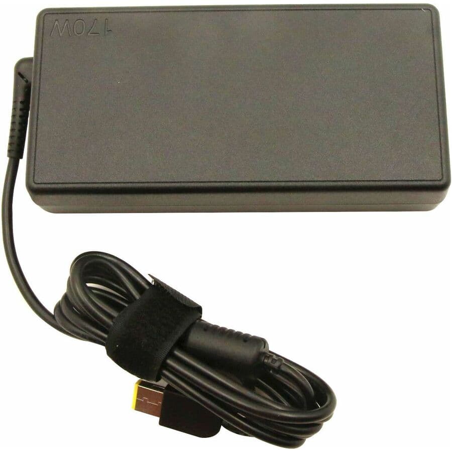 Lenovo 170W AC adapter with slim tip connector for compatible laptops