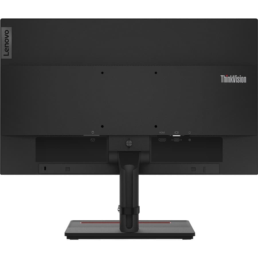 Lenovo ThinkVision S24e-20 23.8-inch LED monitor in Raven Black with slim business design