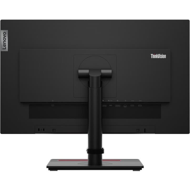 Lenovo T24m 20 23.8-inch Full HD monitor with USB-C, integrated webcam, and Ethernet