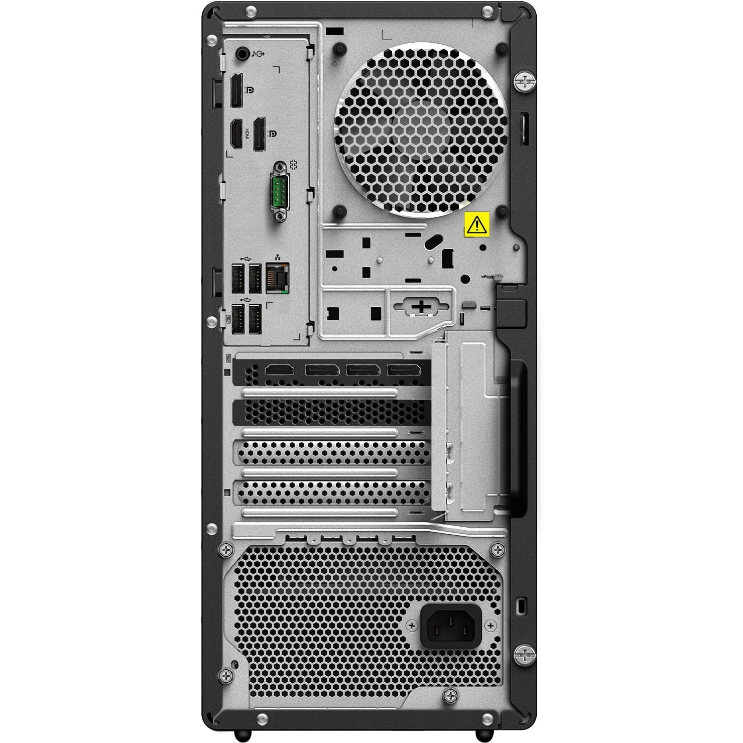 Lenovo ThinkStation P358 Tiny compact workstation with Intel Core i5, dual DisplayPort, and small footprint