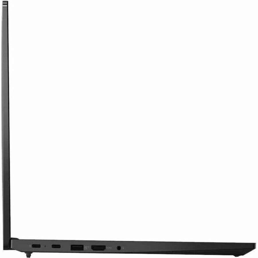 Lenovo ThinkPad E16 Gen 1 business laptop with 16-inch display, Ryzen 7 processor, and black chassis