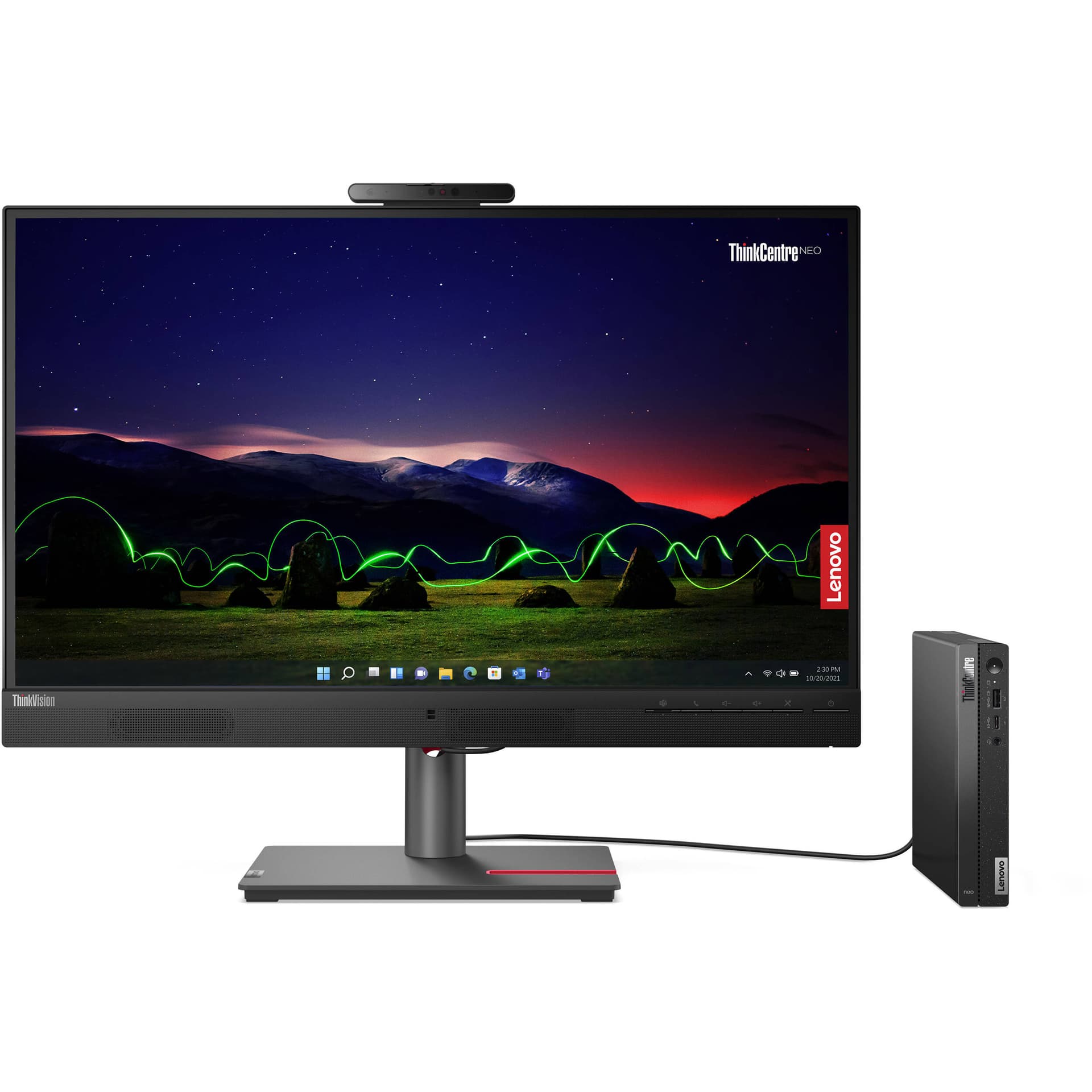 Lenovo ThinkCentre neo 50q Gen 4 compact business desktop with Intel Core i5, 32 GB RAM, and 1 TB SSD