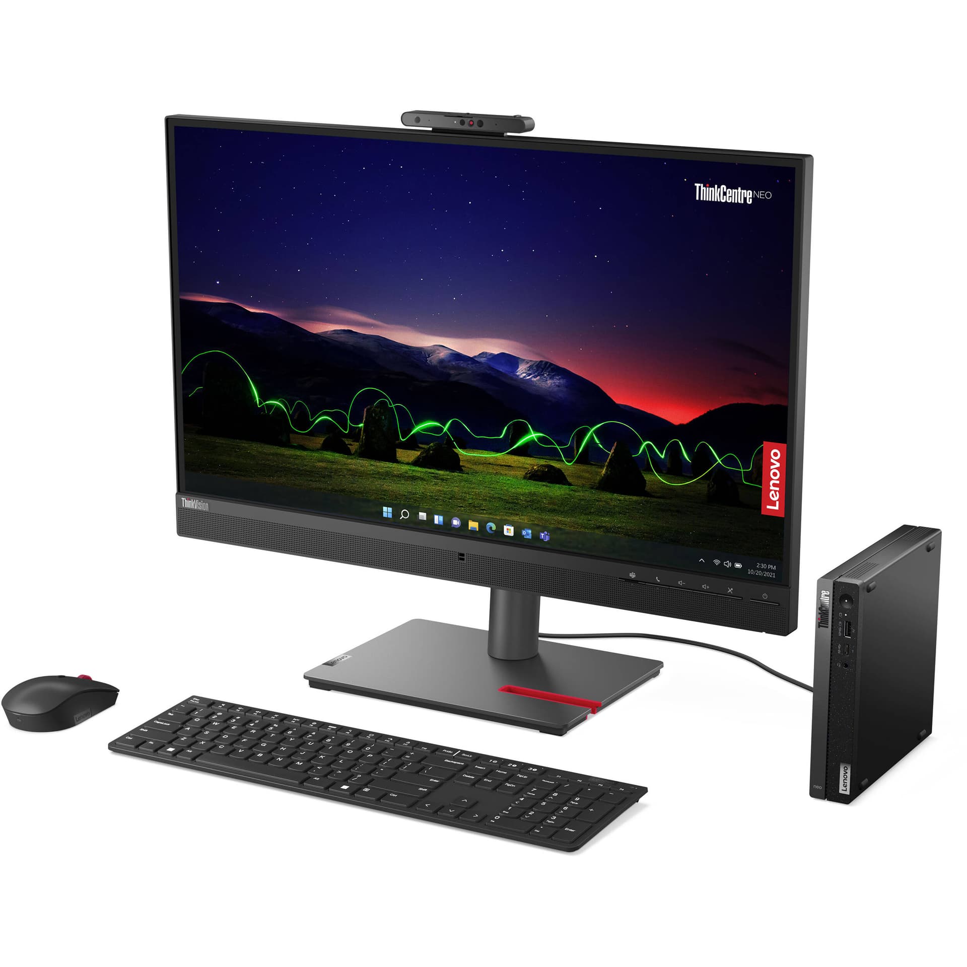 Lenovo ThinkCentre neo 50q Gen 4 compact business desktop with Intel Core i5, 32 GB RAM, and 1 TB SSD