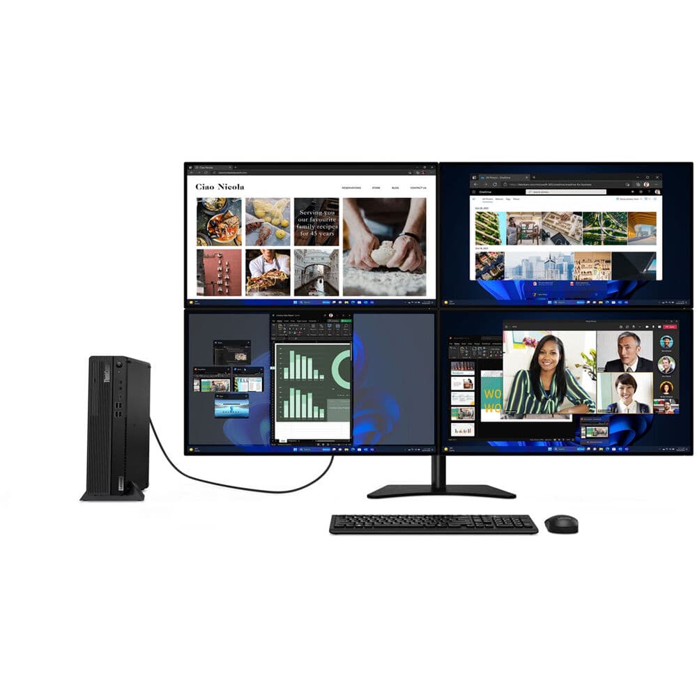 Lenovo ThinkCentre M90s Gen 5 business desktop with Intel Core i7, 32 GB RAM, and 1 TB SSD