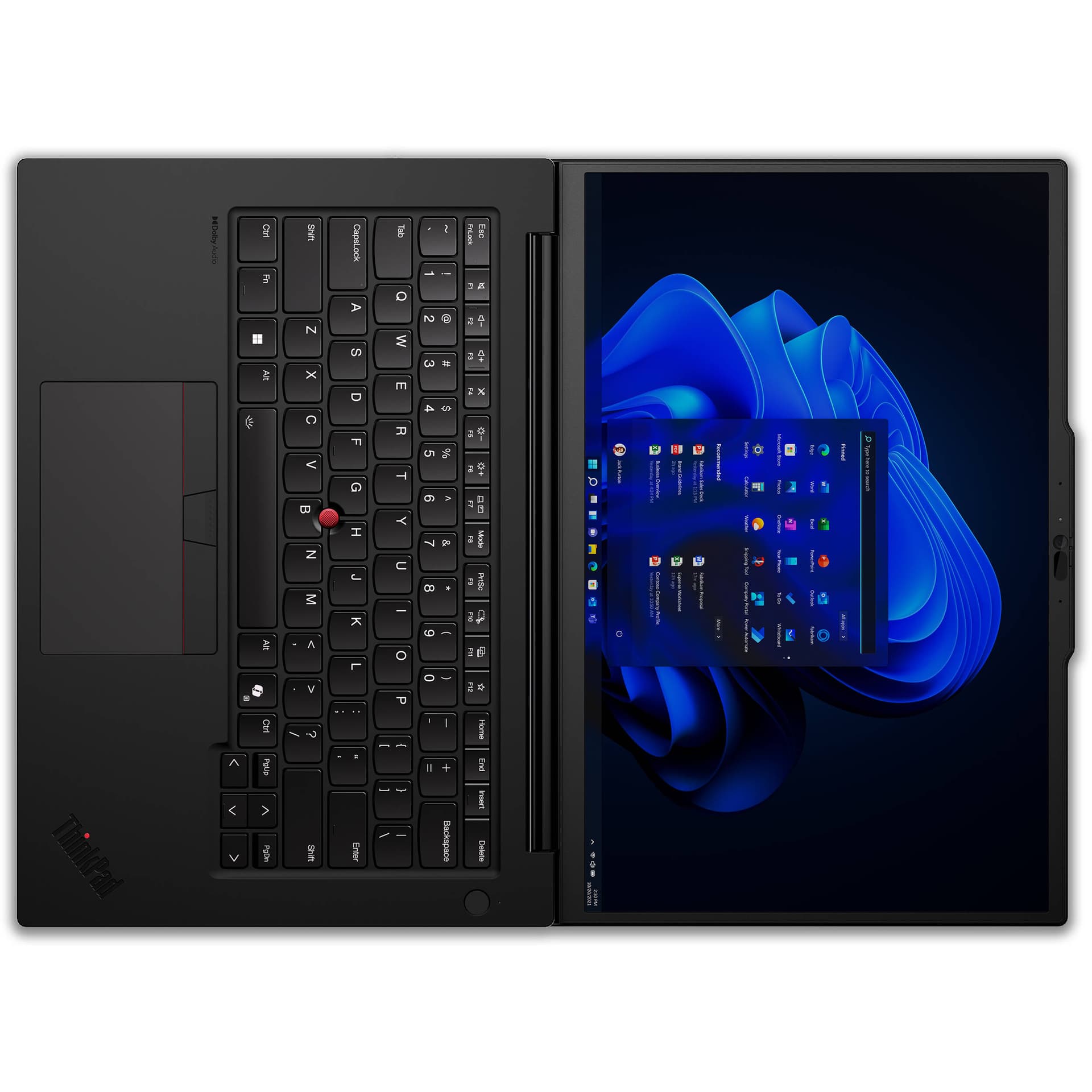 Lenovo ThinkPad P14s G5 mobile workstation with 14.5-inch display, Intel Core Ultra 7, and Intel Arc graphics