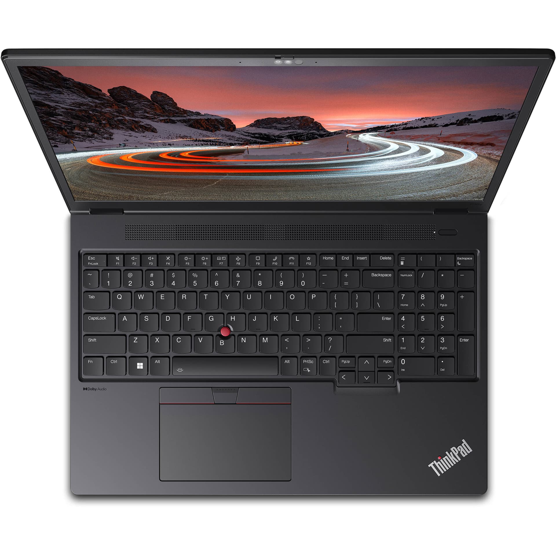 Lenovo ThinkPad P16v G2 mobile workstation with 16-inch 3.8K display, RTX 1000 Ada graphics, and backlit keyboard