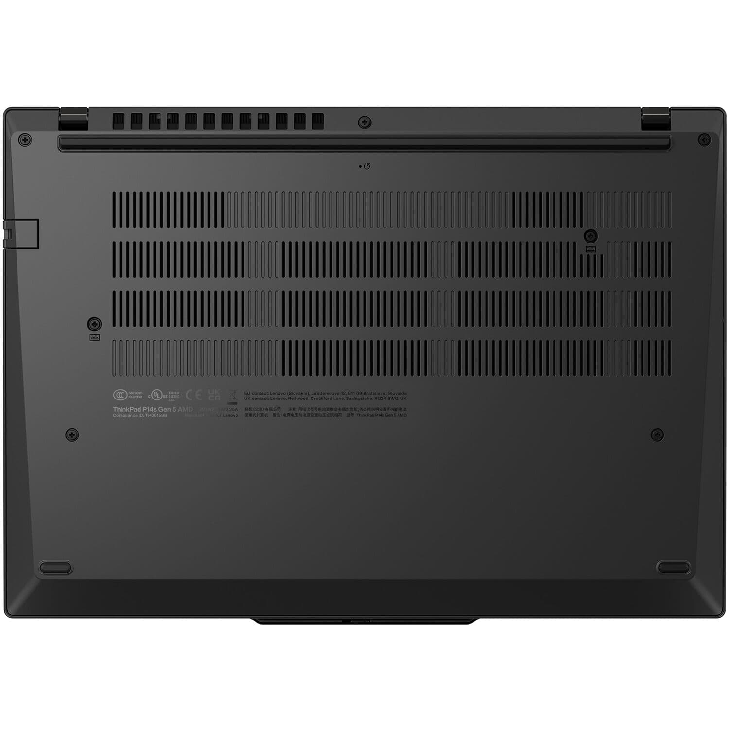 Lenovo ThinkPad P14s AMD Gen 5 mobile workstation with 14-inch 1920 x 1200 display and black chassis
