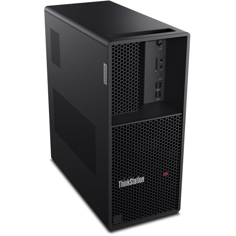 Lenovo ThinkStation P3 Tower Gen 2 workstation with U7265 processor and 16 GB memory