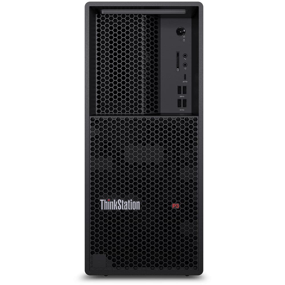 Lenovo ThinkStation P3 Tower Gen 2 workstation with U7265 processor and 16 GB memory