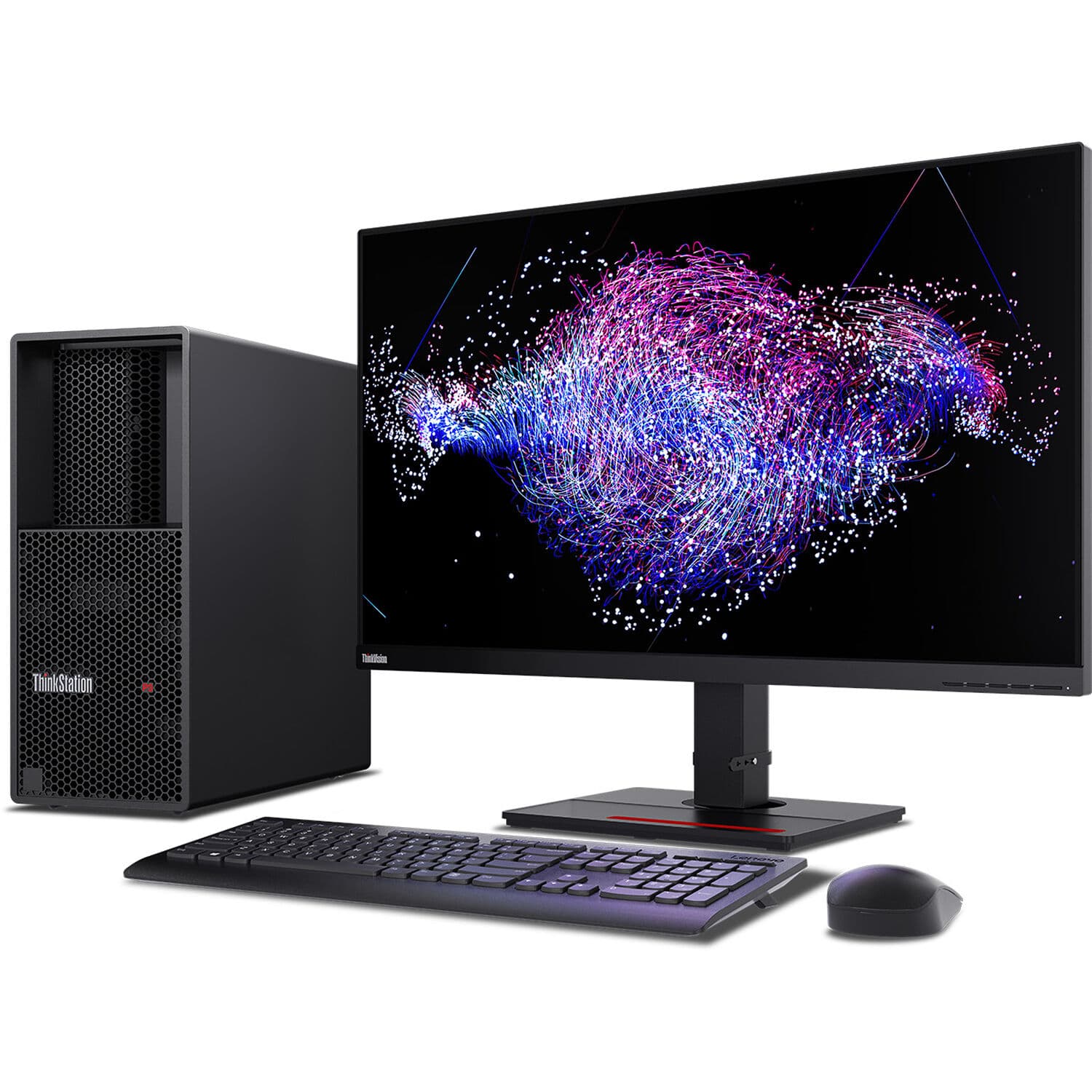 Lenovo ThinkStation P3 Tower Gen 2 workstation with U7265 processor and 16 GB memory